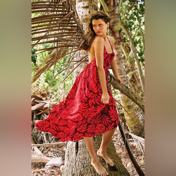 RARE! MIKOH Hamptons Dress Botanical Aegean 1 (XS / S) - Picture 4 of 8